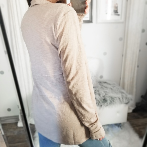 Casual Fall Cardigan Neutral Thumbhole Cardigan Women’s Long Cardi - Picture 10 of 10